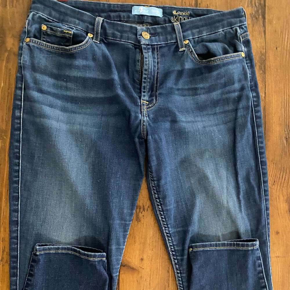7 for all mankind jeans - ankle skinny Size 31